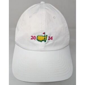 Women's Augusta National Masters Golf Hat Cap White Pink 2024